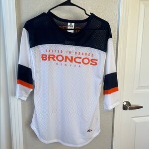 Denver Broncos jersey top Pink by VS NWT XS